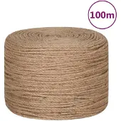 vidaXL Touw 100 m lang 8 mm dik jute