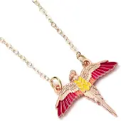 The Carat Shop Officiële Harry Potter Roze Gouden Fawkes Ketting