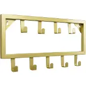 Loft42 Bono Small Kapstok - Goud – Metaal – 9 haken - 50x26x4