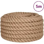 vidaXL Touw 5 m lang 40 mm dik jute