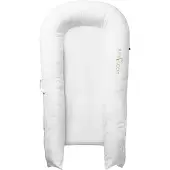 DockATot Grand Pristine White | Loungedock voor Peuters 9-36 Maanden | Afneembare Wasbare Hoes | Ademend Materiaal | Wit