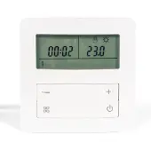 2Heat Thermostaat voor vloerverwarming TH26, 16A, vloer/ruimte sensor, programmeerbaar