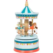 Small Foot - Houten Muziekdoos Draaimolen