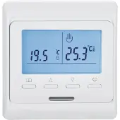 2Heat TH 73Plus thermostaat met external sensor, inbouw, ideaal voor vloerverarming