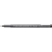 Staedtler pigment liner - fineliner - zwart - 0.8 mm - 10 stuks