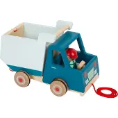 Small Foot Design - Houten Trekfiguur Kiepvrachtwagen