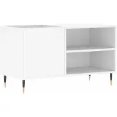 vidaXL Platenkast 85x38x48 cm bewerkt hout wit