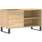 vidaXL Platenkast 85x38x48 cm bewerkt hout sonoma eikenkleurig