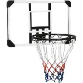 vidaXL Basketballmand Transparant, 71x45x2,5 cm, Polycarbonaat