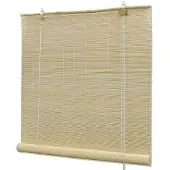 vidaXL Rolgordijn Bamboe 150 x 220 cm (Naturel) online kopen