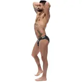 Male Power - Zip Bikini - Black