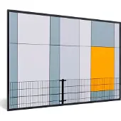 PosterMonkey Fotolijst incl. Poster - Mondriaan? - 30x20 cm - Posterlijst