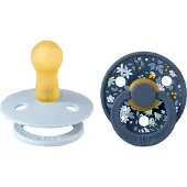 BIBS X Liberty Camomile Lawn - Baby Blue Mix Spenen
