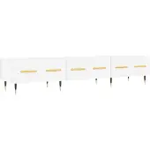 vidaXL Tv-meubel 150x36x30 cm bewerkt hout wit