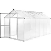 vidaXL Tuinkas 13,41 m³ 362x190x195 cm aluminium