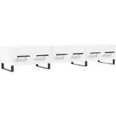 vidaXL Tv-meubel 150x36x30 cm bewerkt hout wit