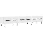 vidaXL Tv-meubel 150x36x30 cm bewerkt hout wit