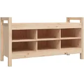 vidaXL Halbankje 110x40x60 cm massief grenenhout