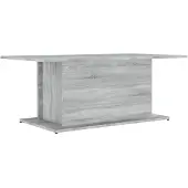 vidaXL Salontafel 102x55,5x40 cm bewerkt hout grijs sonoma eikenkleur