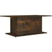 vidaXL Salontafel 102x55,5x40 cm bewerkt hout gerookt eikenkleurig