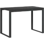 vidaXL Computerbureau, zwart, 110x60x73 cm, houtvezel