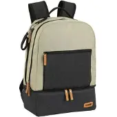 Safta Sporttas - - Beige Donkergrijs - Schoenentas - Capaciteit 15 L - Unisex
