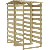 vidaXL Pergola's met dak 2 st 100x90x200 cm geïmpregneerd grenenhout