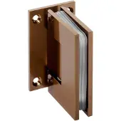 Brauer Void nisdeur helder glas 90x200 omkeerbaar incl. glascoating PVD koper geborsteld GS-VON1H90200GK