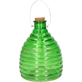 Svenska Living Wespenvanger/wespenval groen van glas 21 cm - Ongediertevallen - Ongediertebestrijding