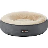 Feandrea Hondenbed, kattenbed, donut, Ø 50 cm, donkergrijs