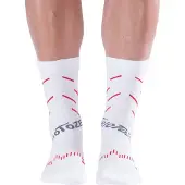 VeloToze Active Compression Coolmax Crew Socks Wit EU 43-47 Man