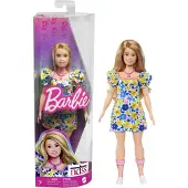 Barbie Fashionistas-poppen met Downsyndroom, gekleed in een bloemenjurk