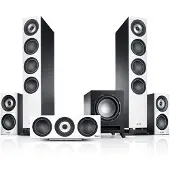 Teufel Definion 3 Surround "5.1-Set" Home cinema Wit/zwart