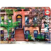 Sonstige Verlage Legpuzzel - 1500 stukjes - Greenwich Village, New York -