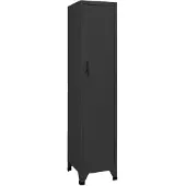 vidaXL Lockerkast 38x45x180 cm staal antracietkleurig