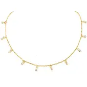 Victorious Dames Ketting - Goud - Model: Glitter