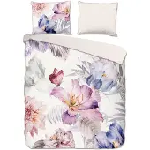Descanso Dekbedovertrek Caen Multi Satijn-240 x 200 / 220 cm | Lits-Jumeaux