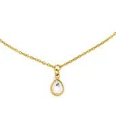 Victorious Dames Ketting - Goud - Model: Crystal Water