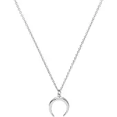 Victorious Dames Ketting Zilver – Maan – 925 Zilver – 45cm