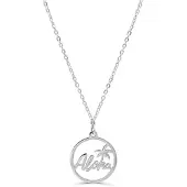 Victorious Dames Ketting Zilver – Aloha Hawaii – 925 Zilver - 45cm
