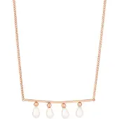 Victorious Dames Ketting - Rosé Goud - Model: Parel Mana