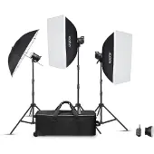 Godox MS200V-D Trio Studio Flash Kit
