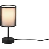 TRIO Nachtkastlamp Burton Zwart Met Wit