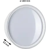 Paulmann Platomo weiß 94697 Buitenlamp (wand) LED 14.5 W Wit