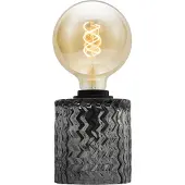 Pauleen 48083 Crystal Elegance tafellamp max. 20W E27 Rookglas 230V glas