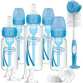 Dr. Brown's Options+ Anti-Colic Giftset - Smalle halsfles - Blauw