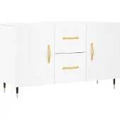 vidaXL Dressoir 100x36x60 cm bewerkt hout wit