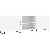 vidaXL Tv-meubel 150x30x50 cm bewerkt hout wit