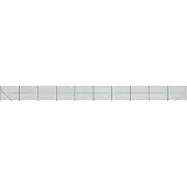 vidaXL Gaashek met flens 1,4x25 m groen