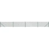 vidaXL Gaashek met flens 0,8x10 m groen